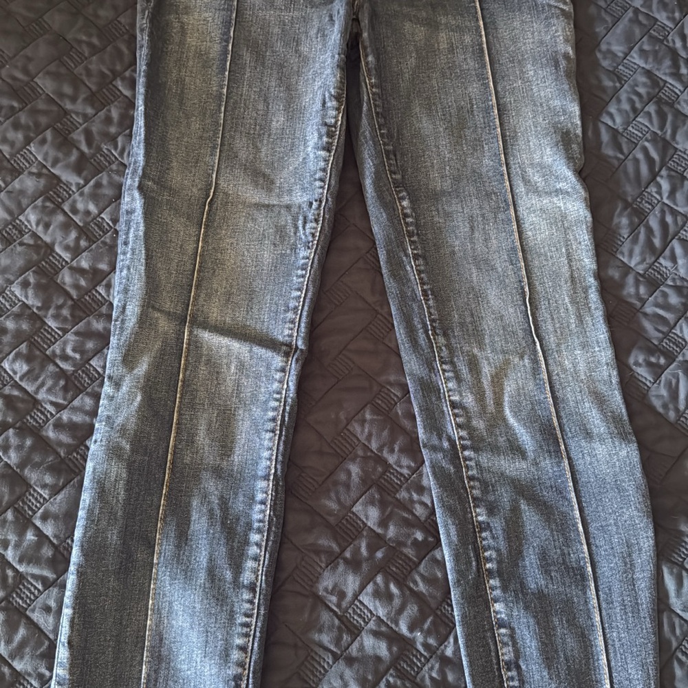 Free People Dark Wash Skinny Jeans